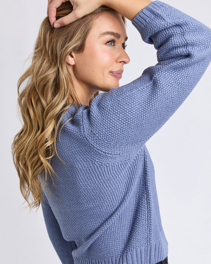 Blair Long Sleeve Knit - blue