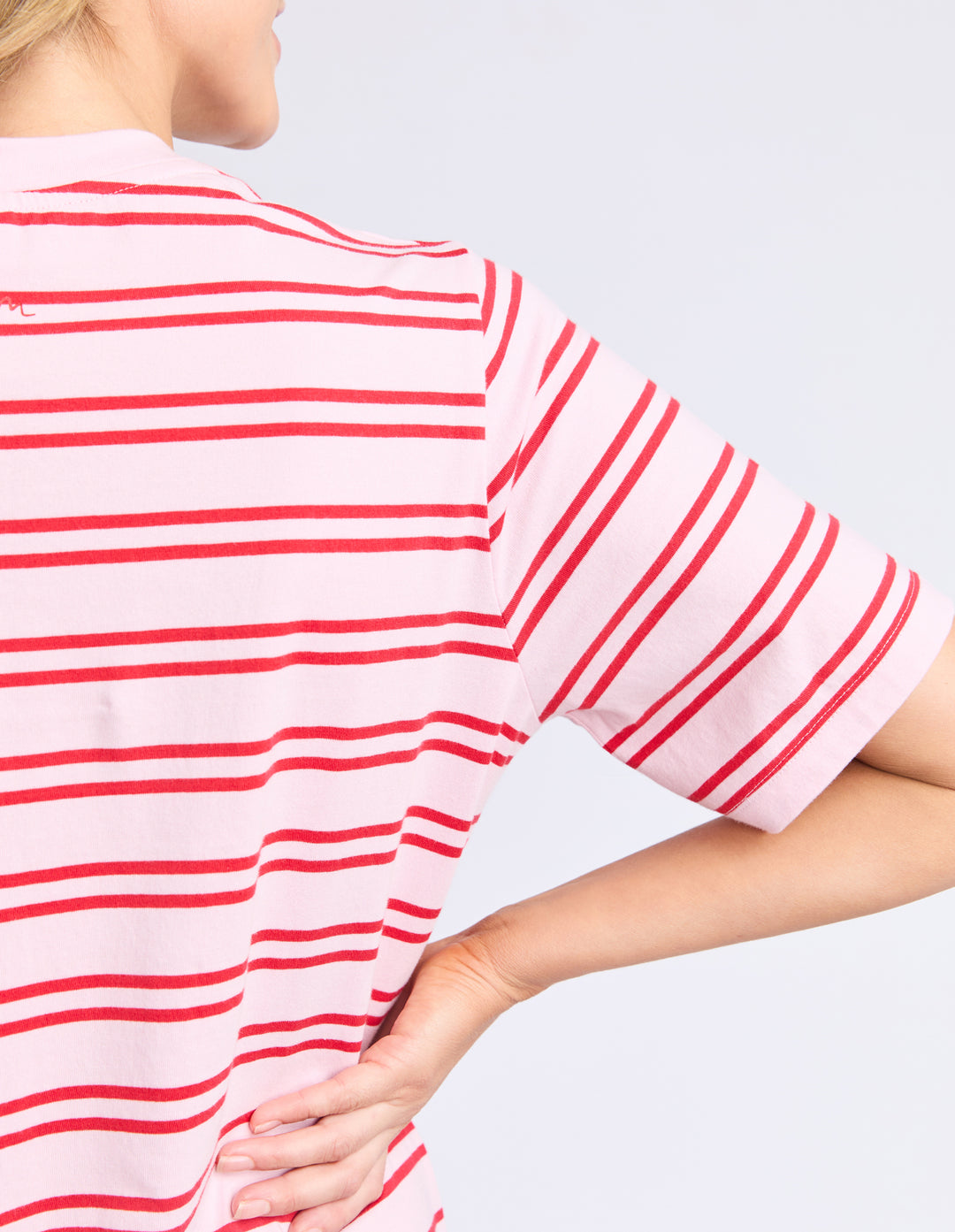 Bon Bon Dress - Red and White Stripe