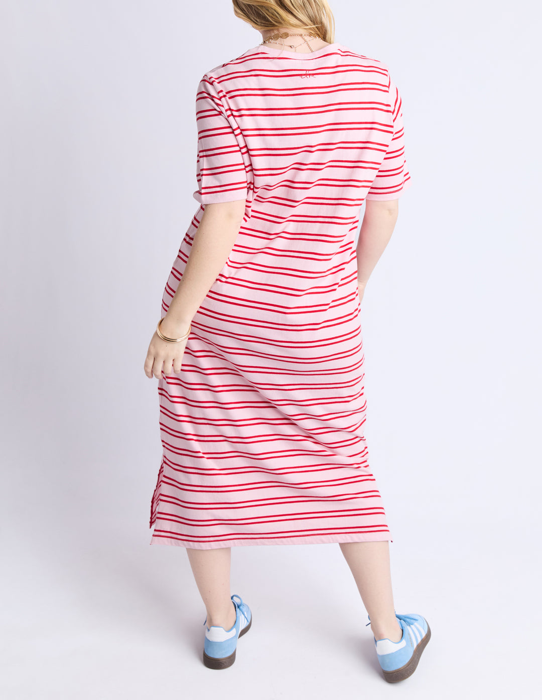 Bon Bon Dress - Red and White Stripe