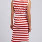 Bondi Stripe Dress - Orange