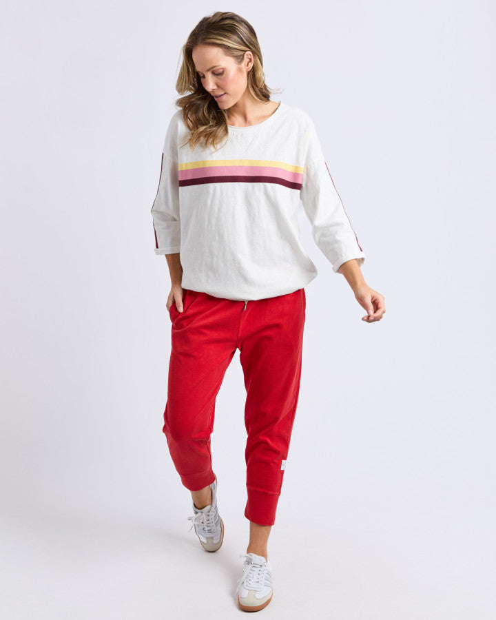 Brunch Pant - Cranberry