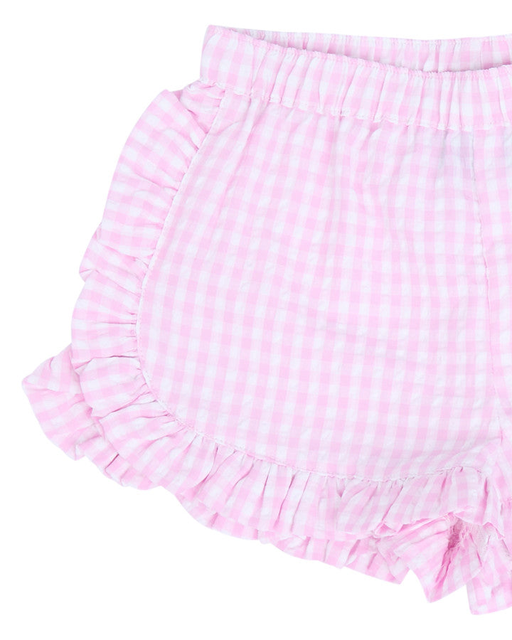 Checkered Short - Pink