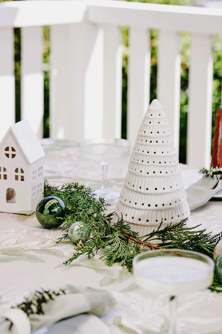 Christmas Tree White Table Decoration