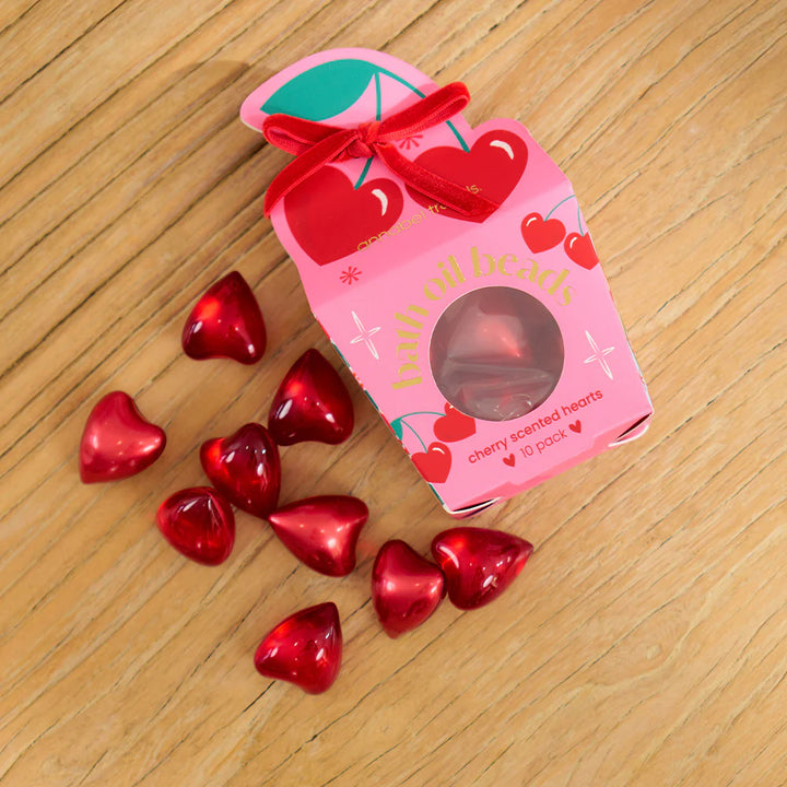 FESTIVE - BATH OIL BEADS - CHERRY 10pc
