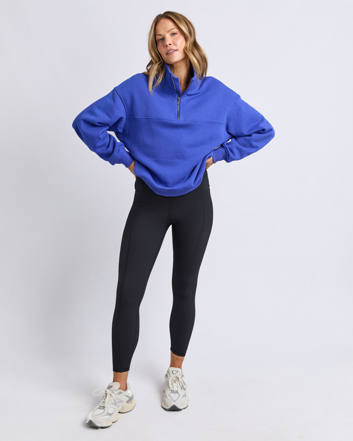 College Zip Crew - Dark Blue