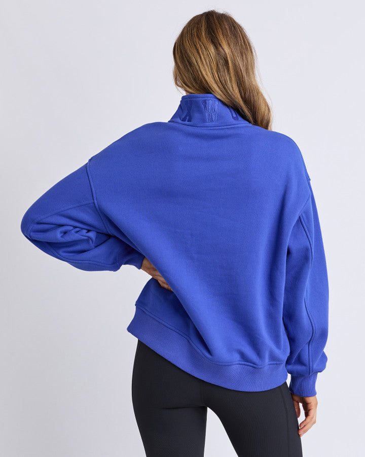 College Zip Crew - Dark Blue