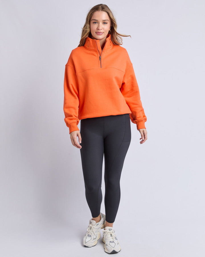 College Zip Crew - Orange