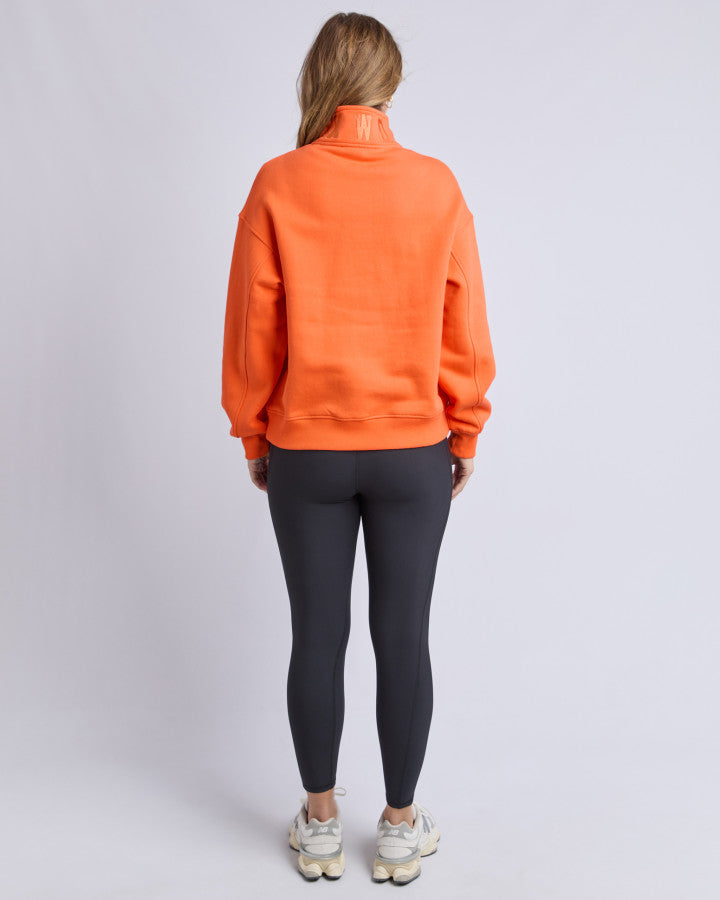 College Zip Crew - Orange