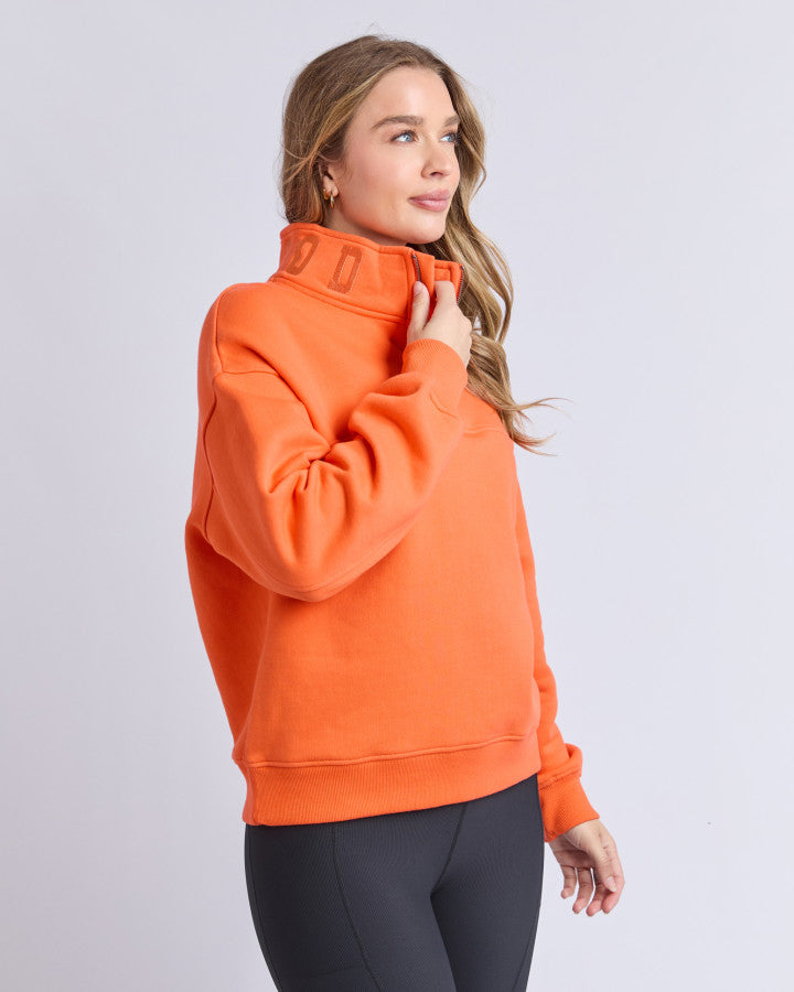 College Zip Crew - Orange