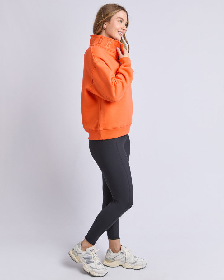 College Zip Crew - Orange