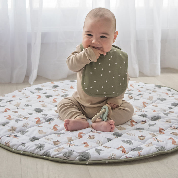 2pk Baby Bibs - Forest Retreat