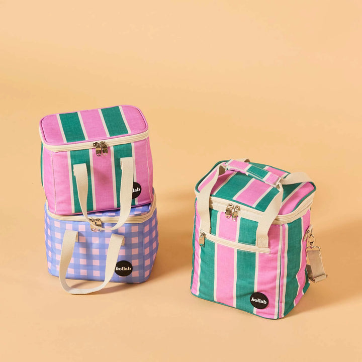 Mini Cooler Bag - Spring Stripe