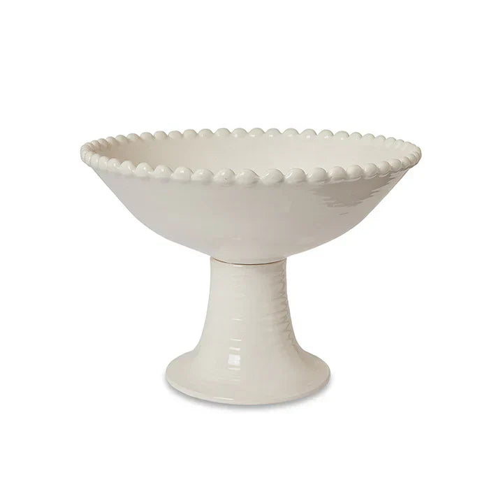Eden White Pedestal Bowl
