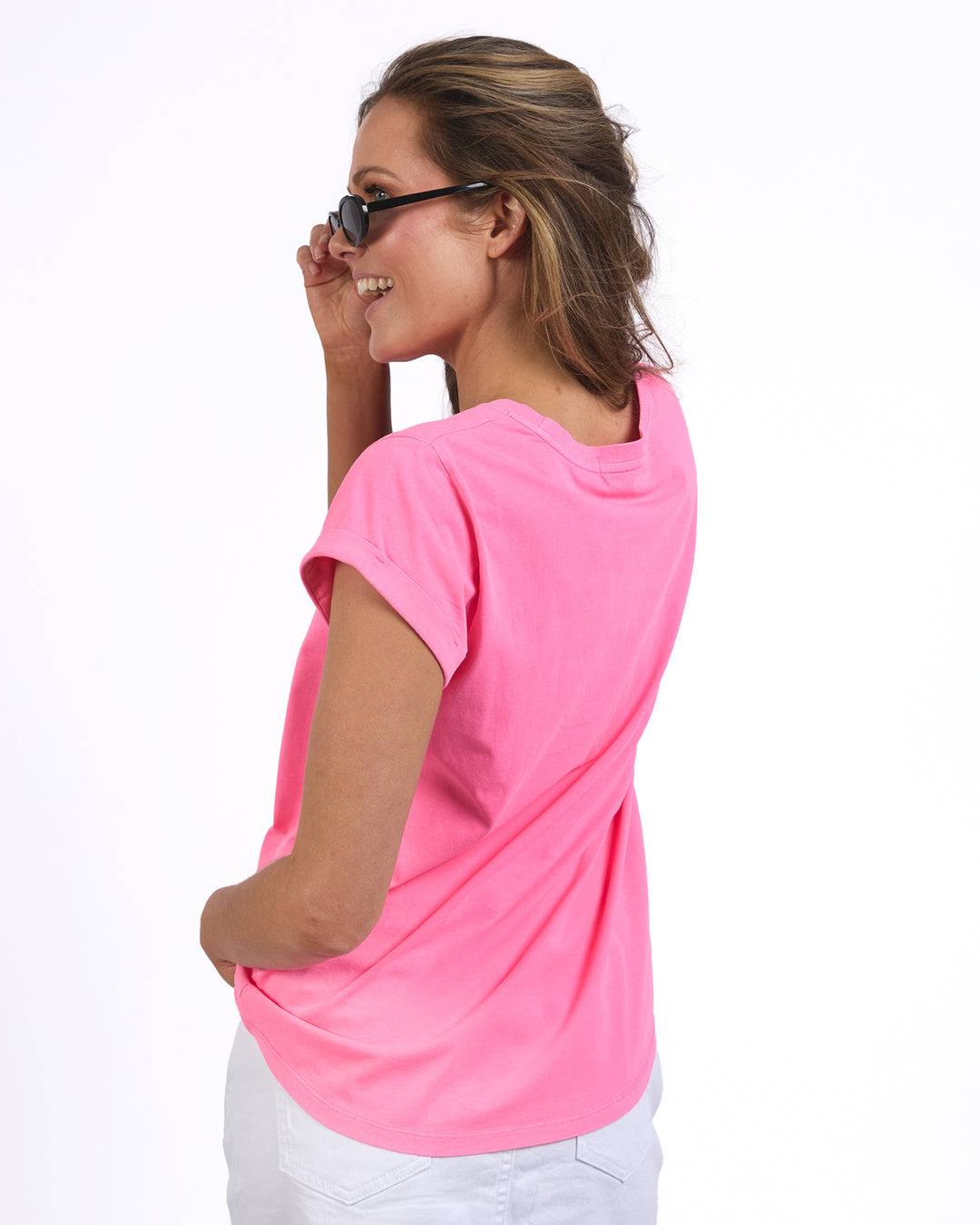 Effortless Tee Neon Rose