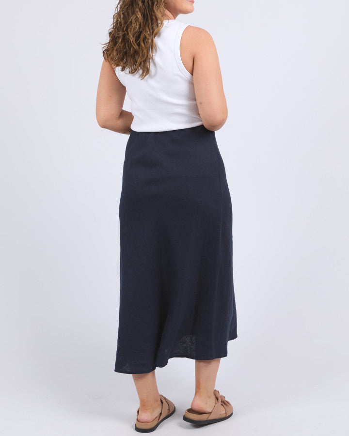 Eleni Navy Skirt