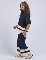 Scarlet Shirt - Navy Stripe
