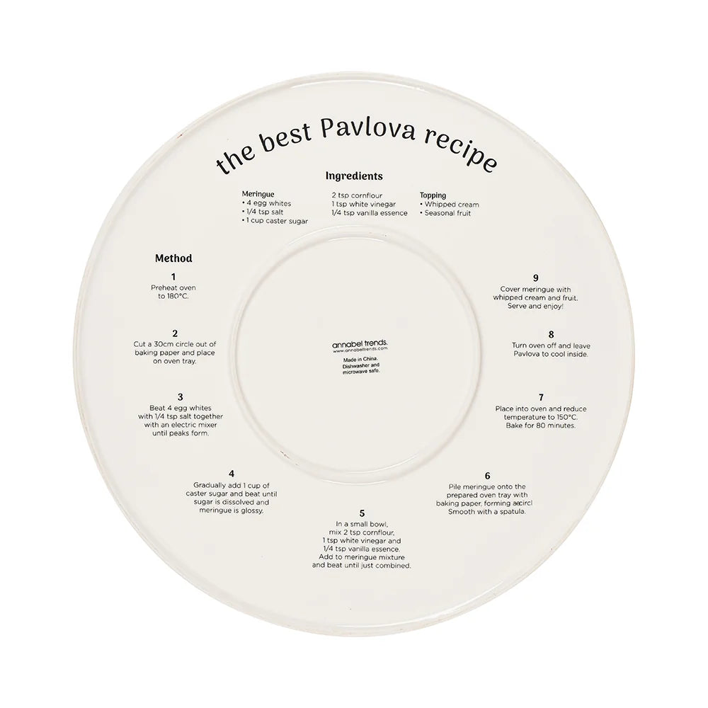 SERVING PLATE - PAVLOVA