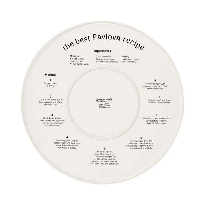 SERVING PLATE - PAVLOVA