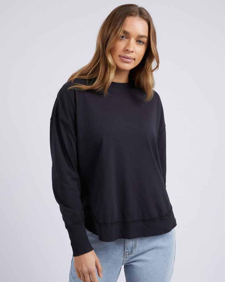 FARRAH LONG SLEEVE - Black