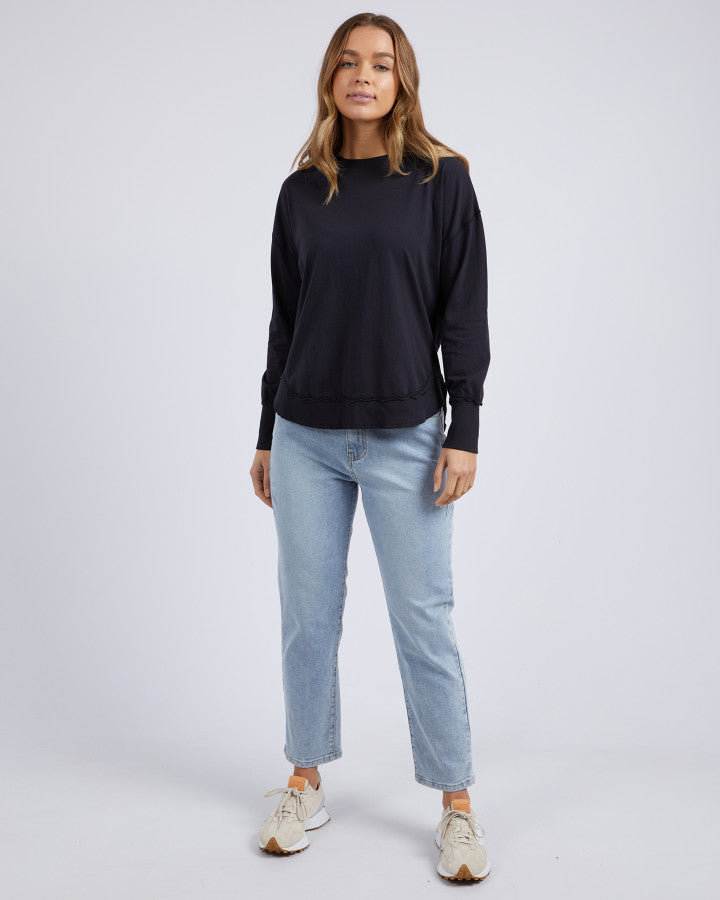 FARRAH LONG SLEEVE - Black