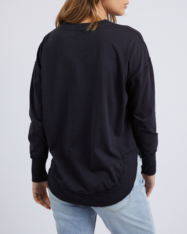 FARRAH LONG SLEEVE - Black