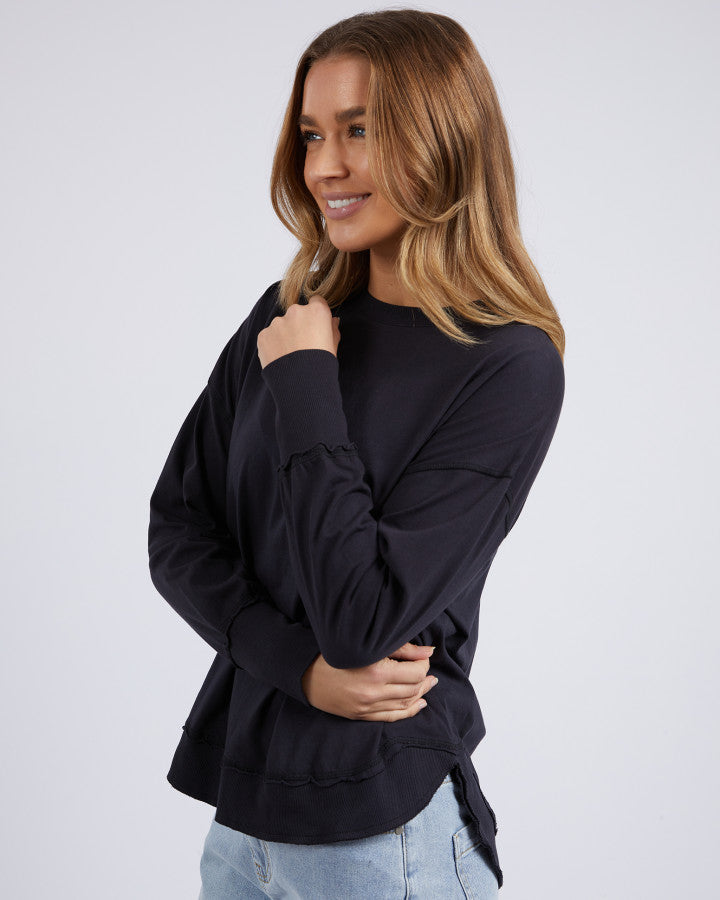 FARRAH LONG SLEEVE - Black