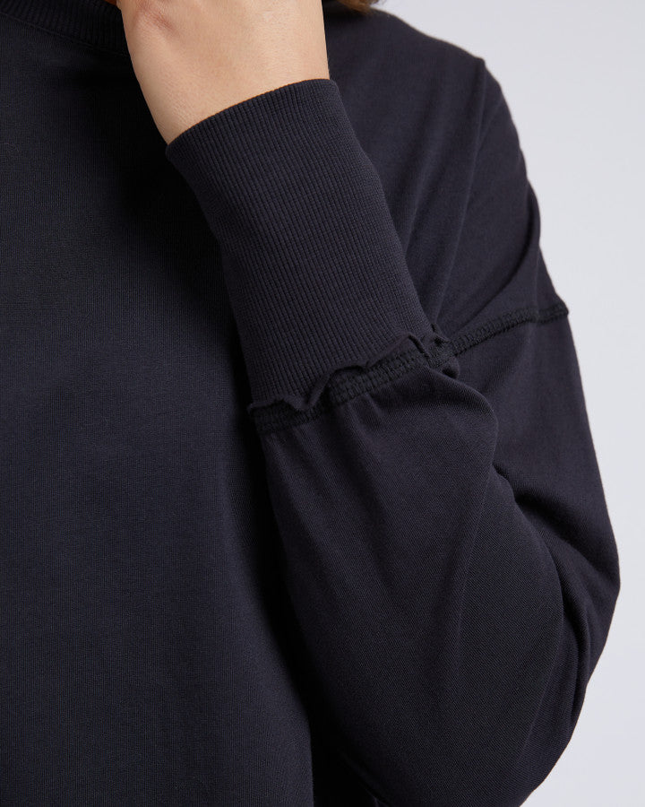 FARRAH LONG SLEEVE - Black