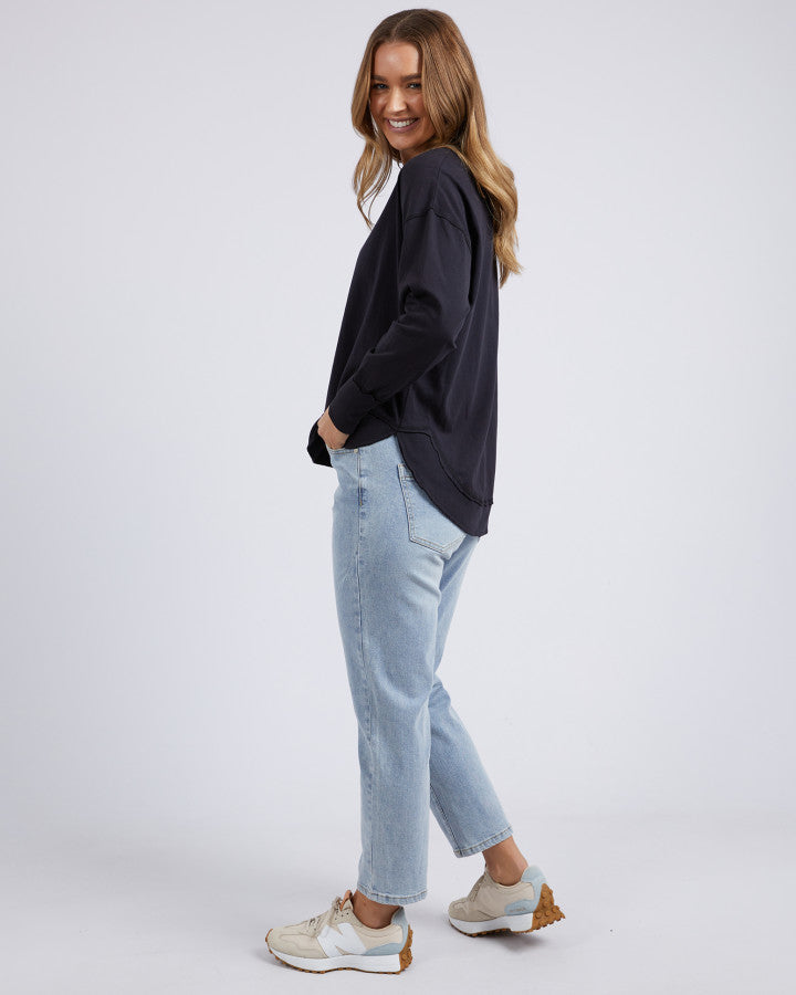 FARRAH LONG SLEEVE - Black