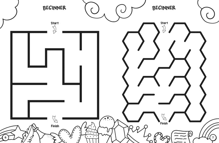 Colouring and Mazes - Unicorns