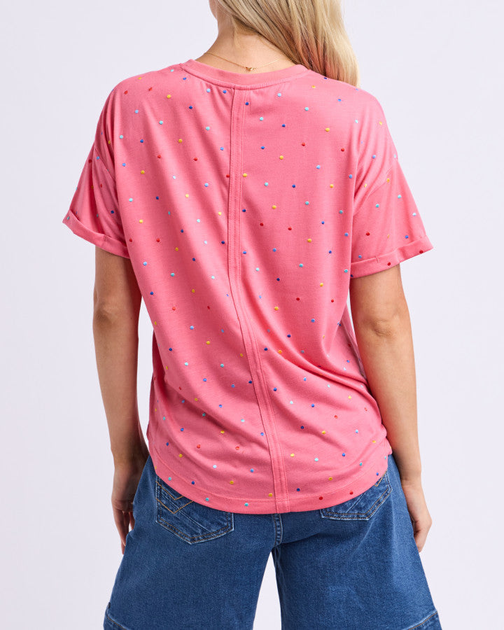Festive Spot Tee - PINK LEMONADE