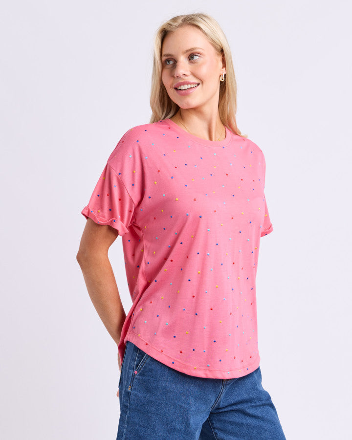 Festive Spot Tee - PINK LEMONADE