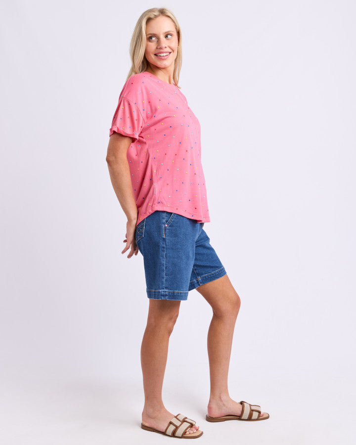 Festive Spot Tee - PINK LEMONADE