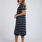 Margot Stripe Knit Dress - Navy & White Stripe