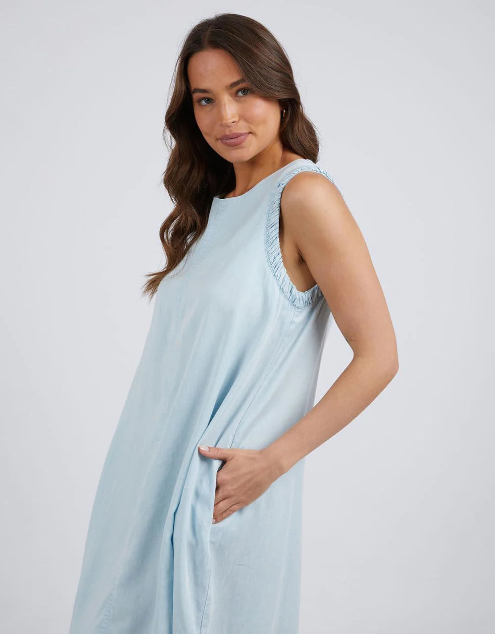 Quinn Dress - Light Blue