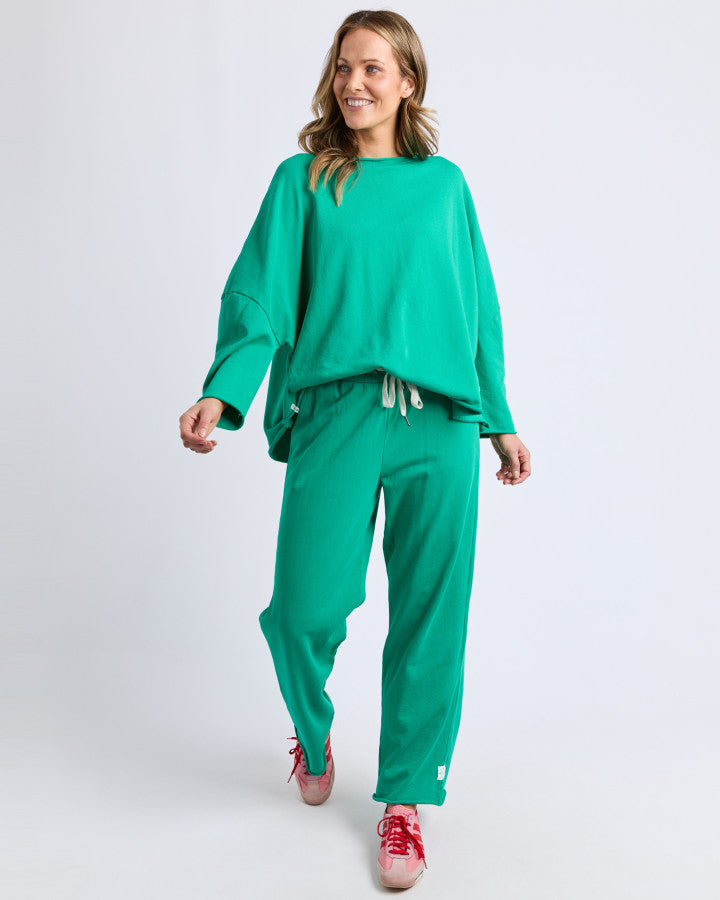 Gab Long Sleeve Sweat - Turquoise