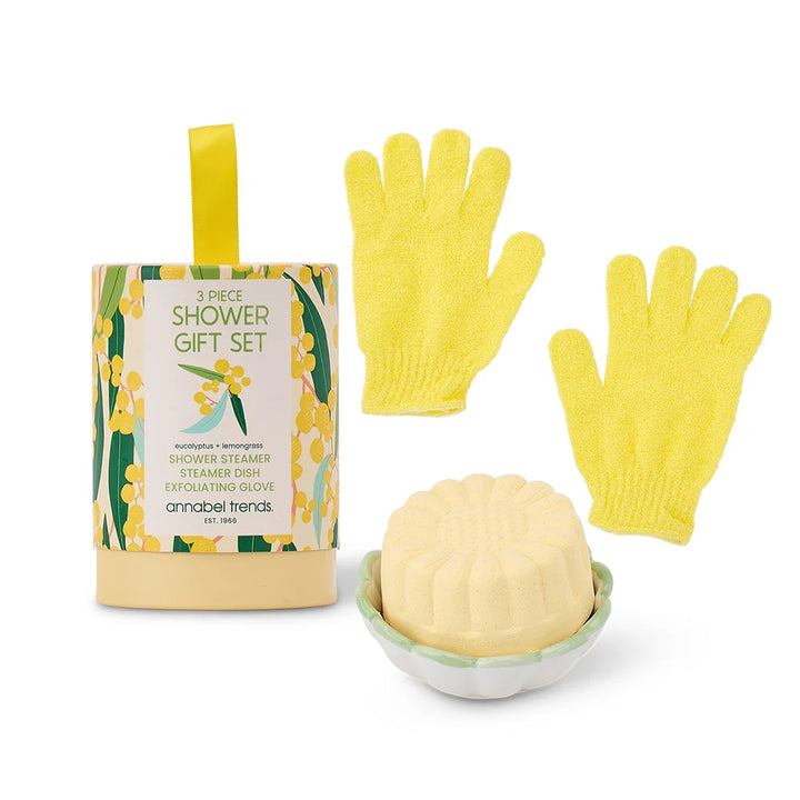 GOLDEN WATTLE SHOWER GIFT SET -  Eucalyptus and Lemongrass