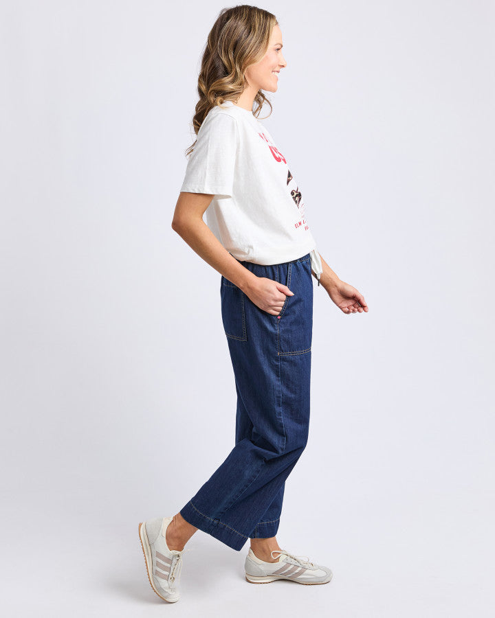 GRETA SLIM LEG DENIM PANT