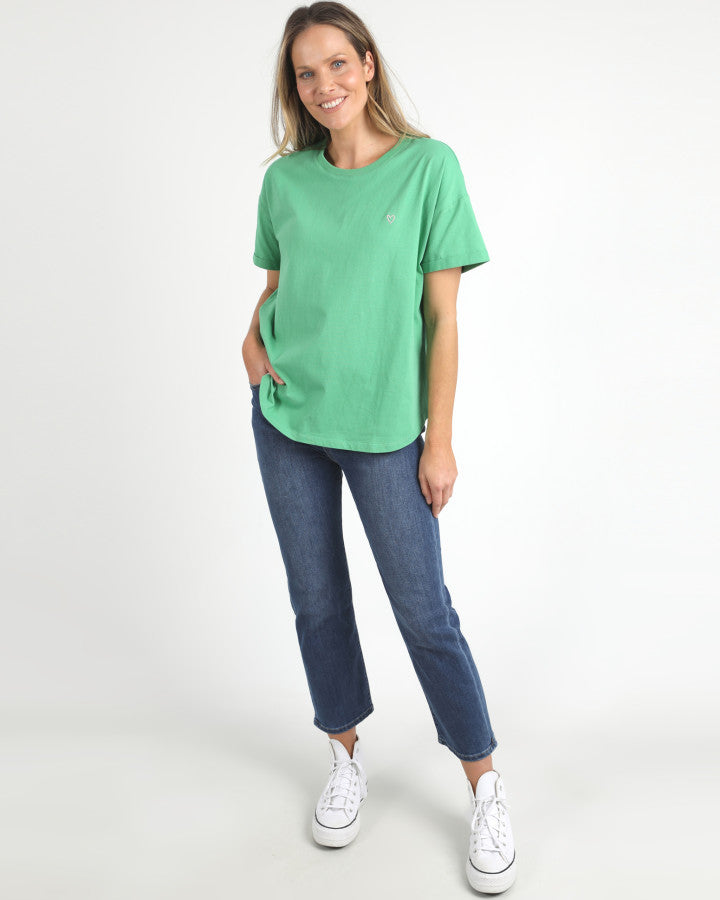 Halli Short Sleeve Tee Greenbriar