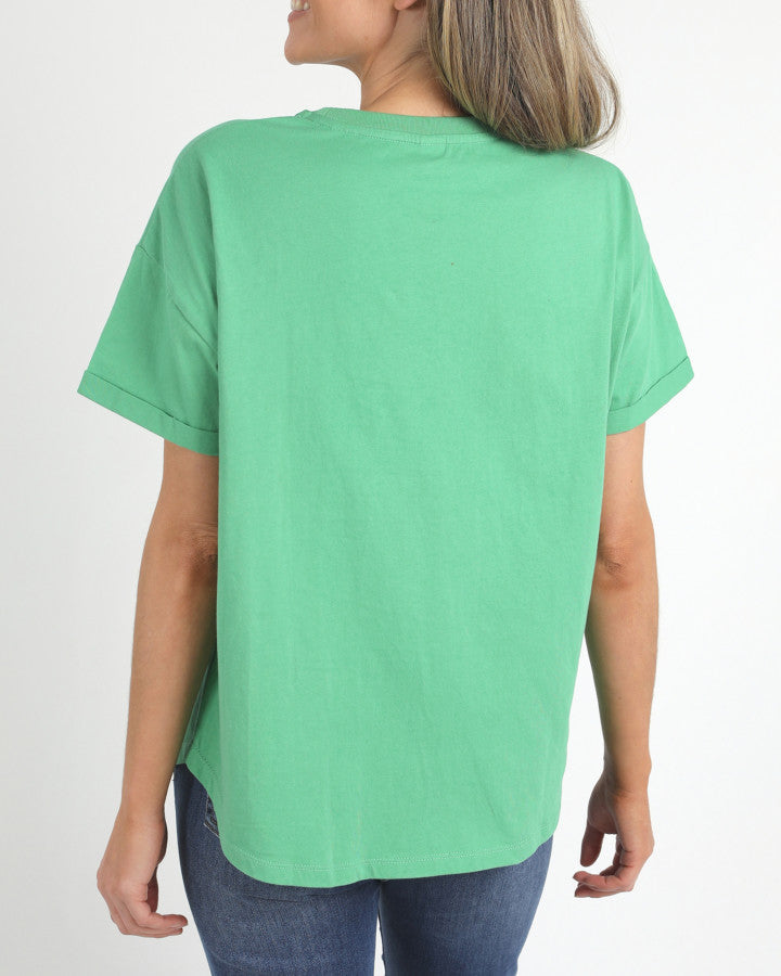 Halli Short Sleeve Tee Greenbriar