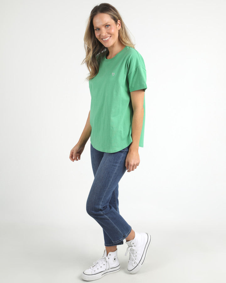 Halli Short Sleeve Tee Greenbriar