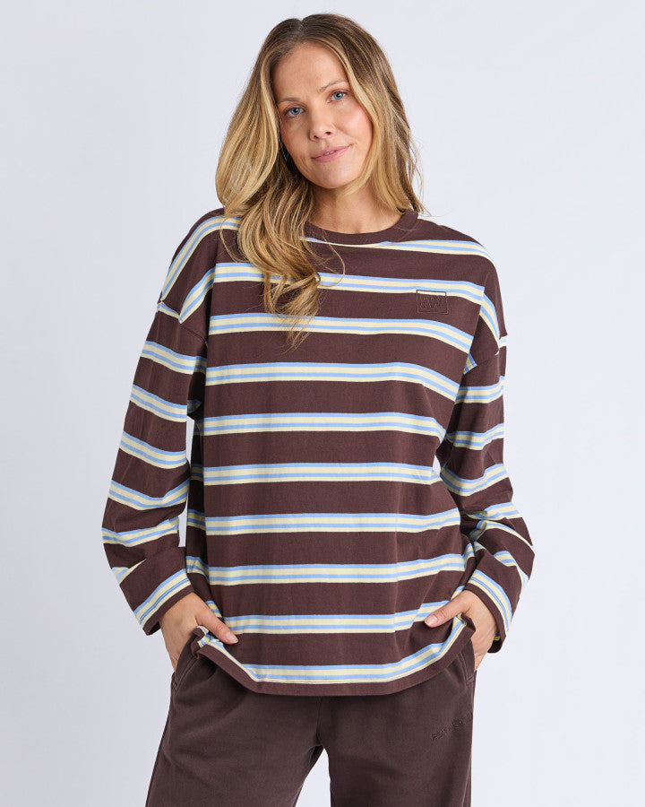 HARPER STRIPE Long Sleeve TEE