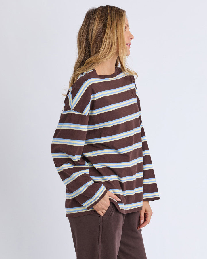 HARPER STRIPE Long Sleeve TEE
