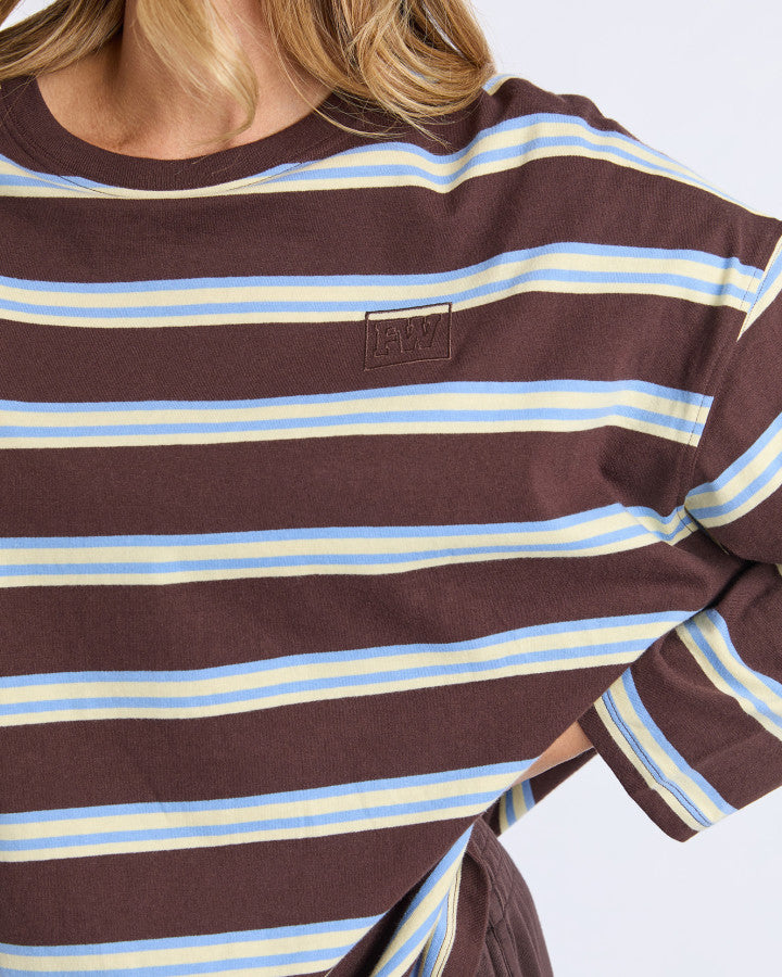 HARPER STRIPE Long Sleeve TEE