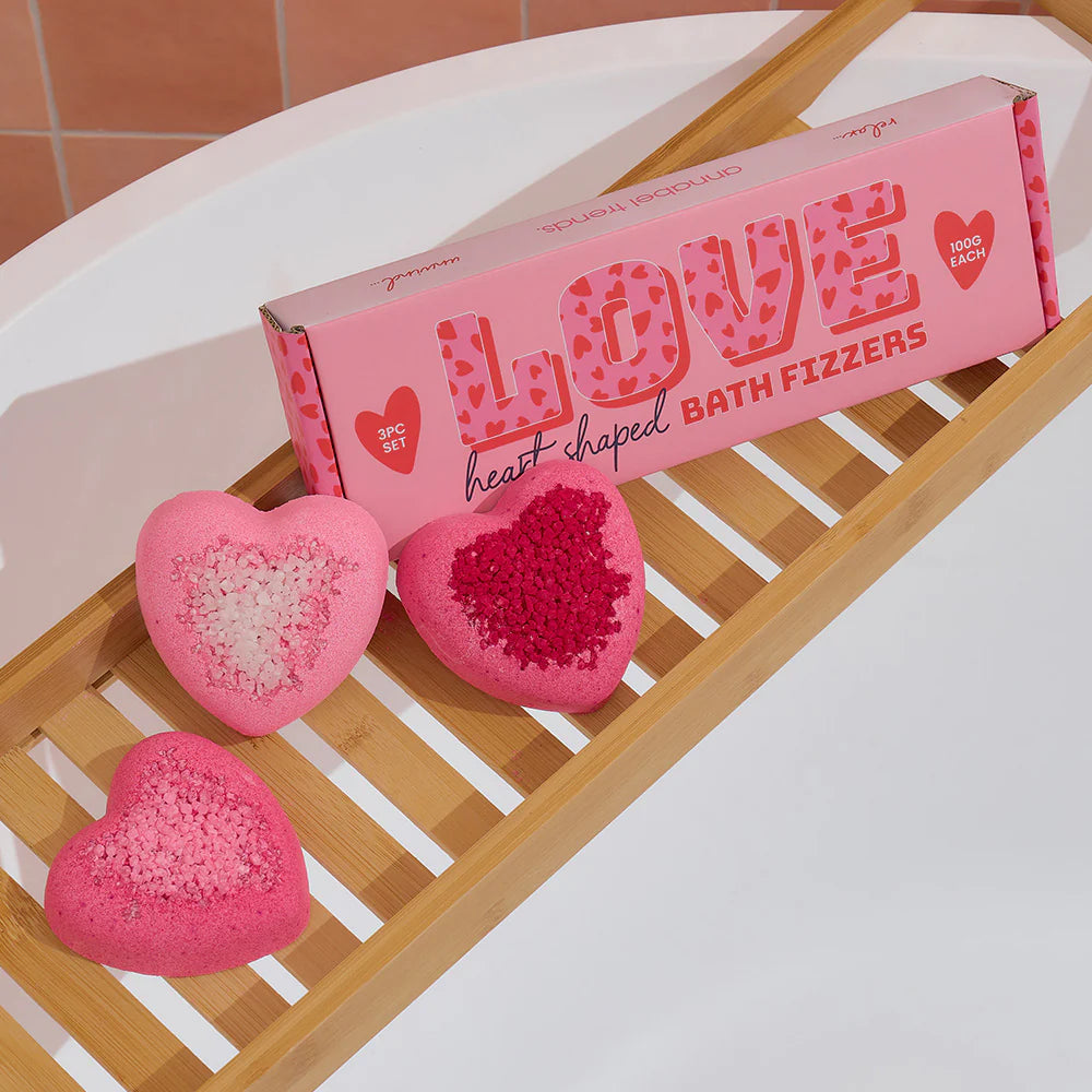 BATH FIZZERS - LOVE HEART SET