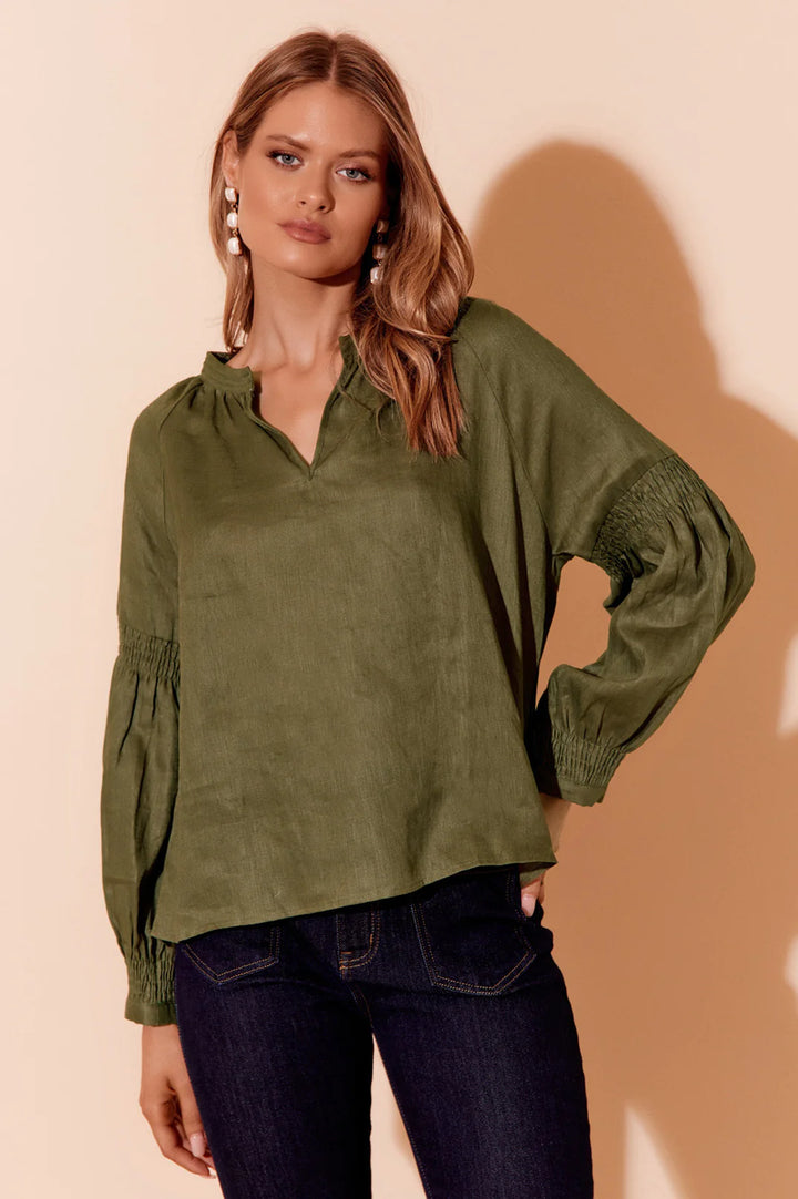 Gretel Khaki Top