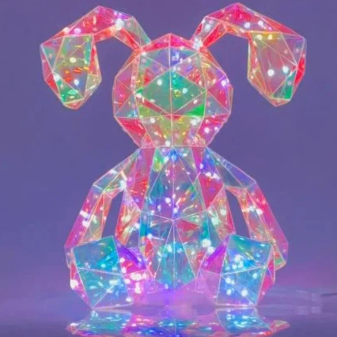 Starlightz Holographic LED USB Interactive Kids Night Light - Rabbit