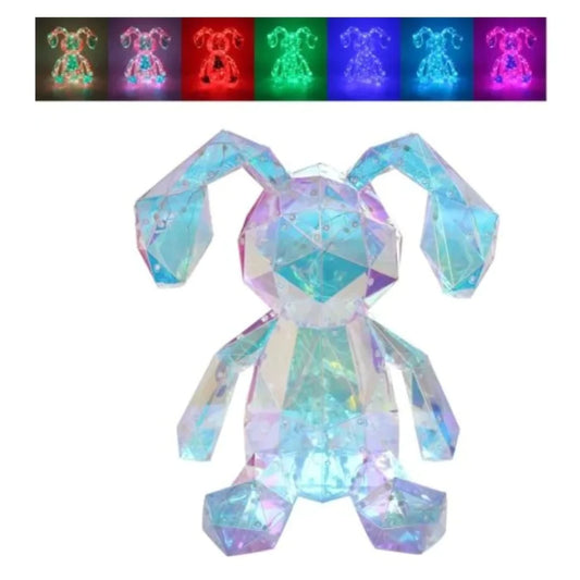 Starlightz Holographic LED USB Interactive Kids Night Light - Rabbit