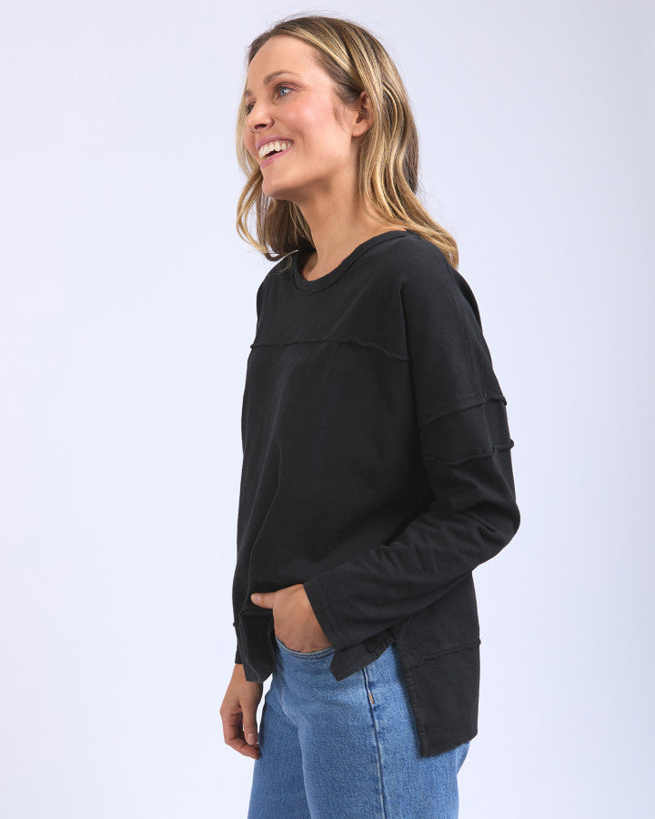 Jayne Throw On Top - Black