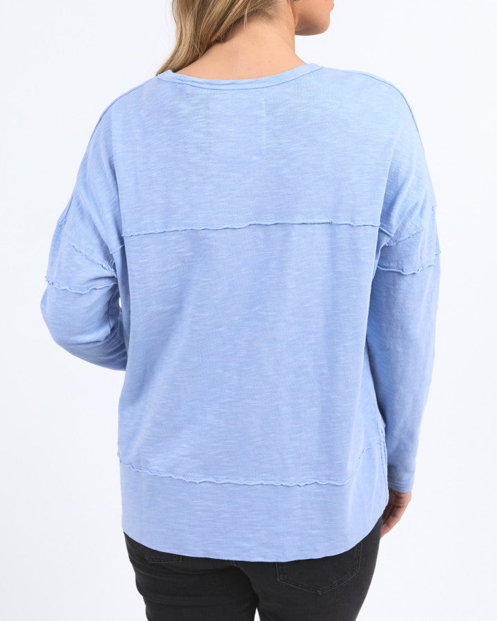 Jayne Throw On Top - Light Blue