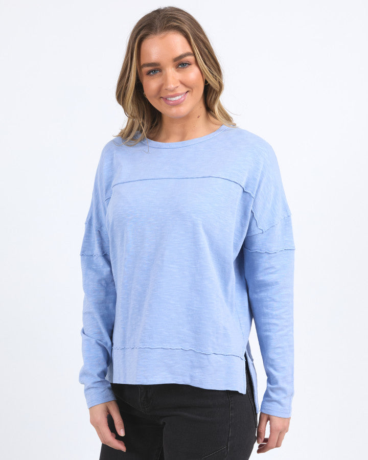 Jayne Throw On Top - Light Blue